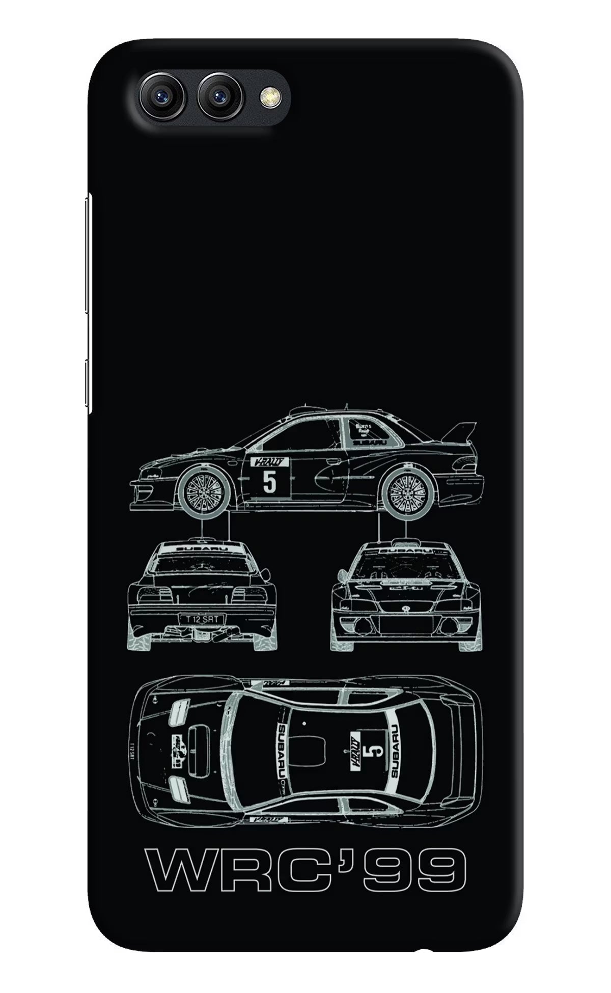 WRC'99 Honor View 10 Hard Case Back Cover by Casekaro