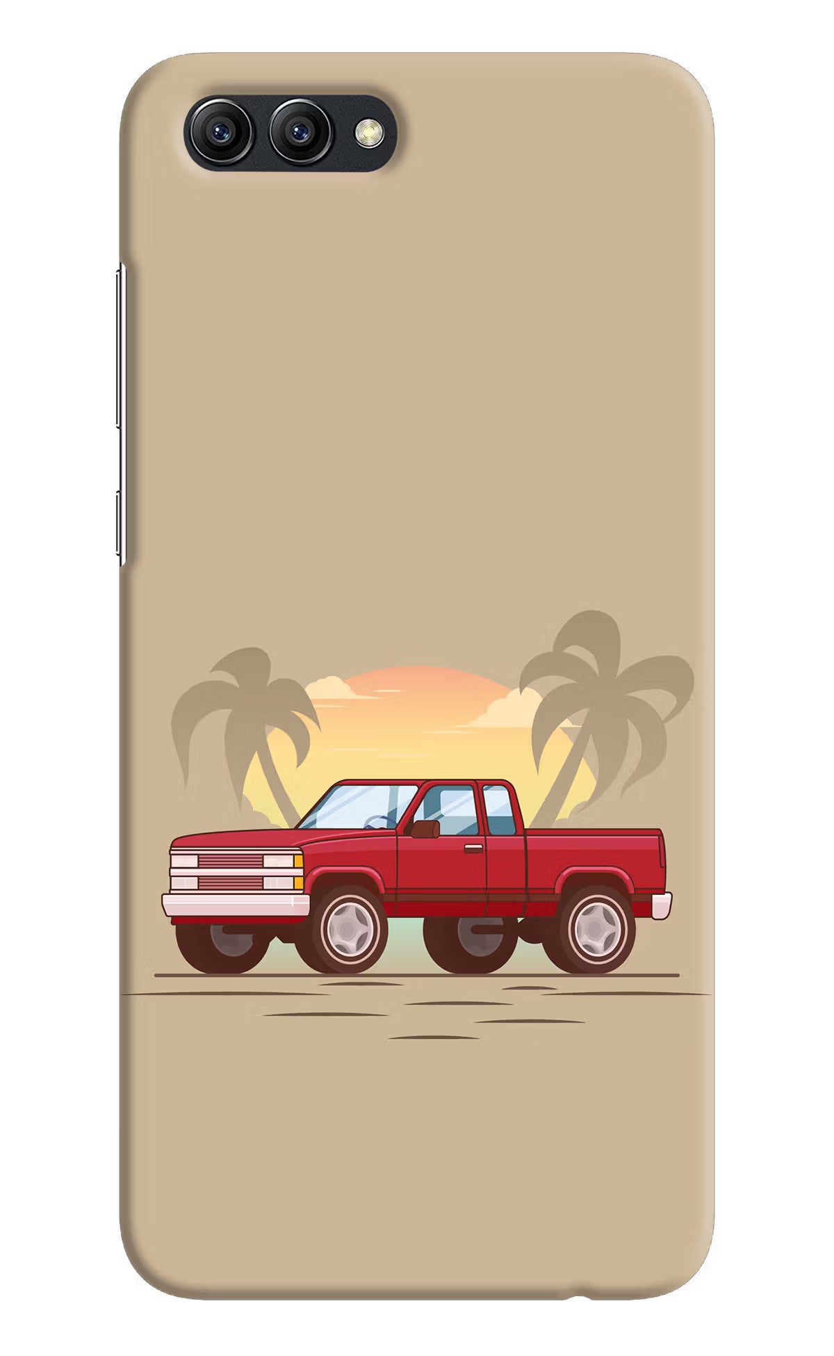 Desert Classic Drive Honor View 10 Hard Case Back Cover by Casekaro