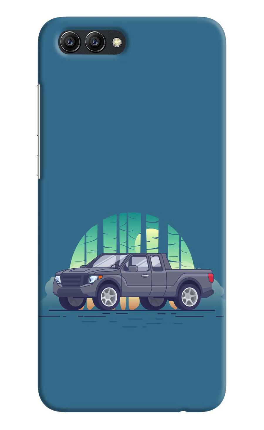 Retro Garage Vibe Honor View 10 Back Cover, Hard case