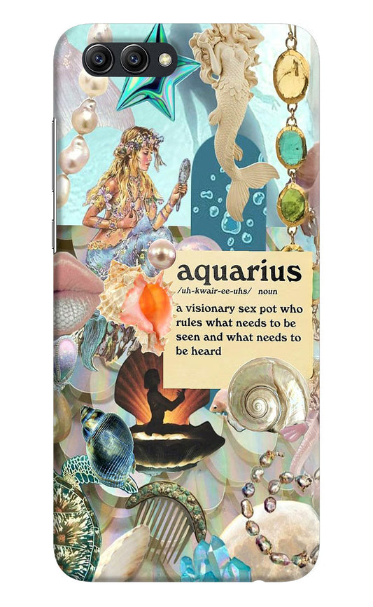 Aquarius Zodiac Honor View 10 Hard Case Back Cover by Casekaro