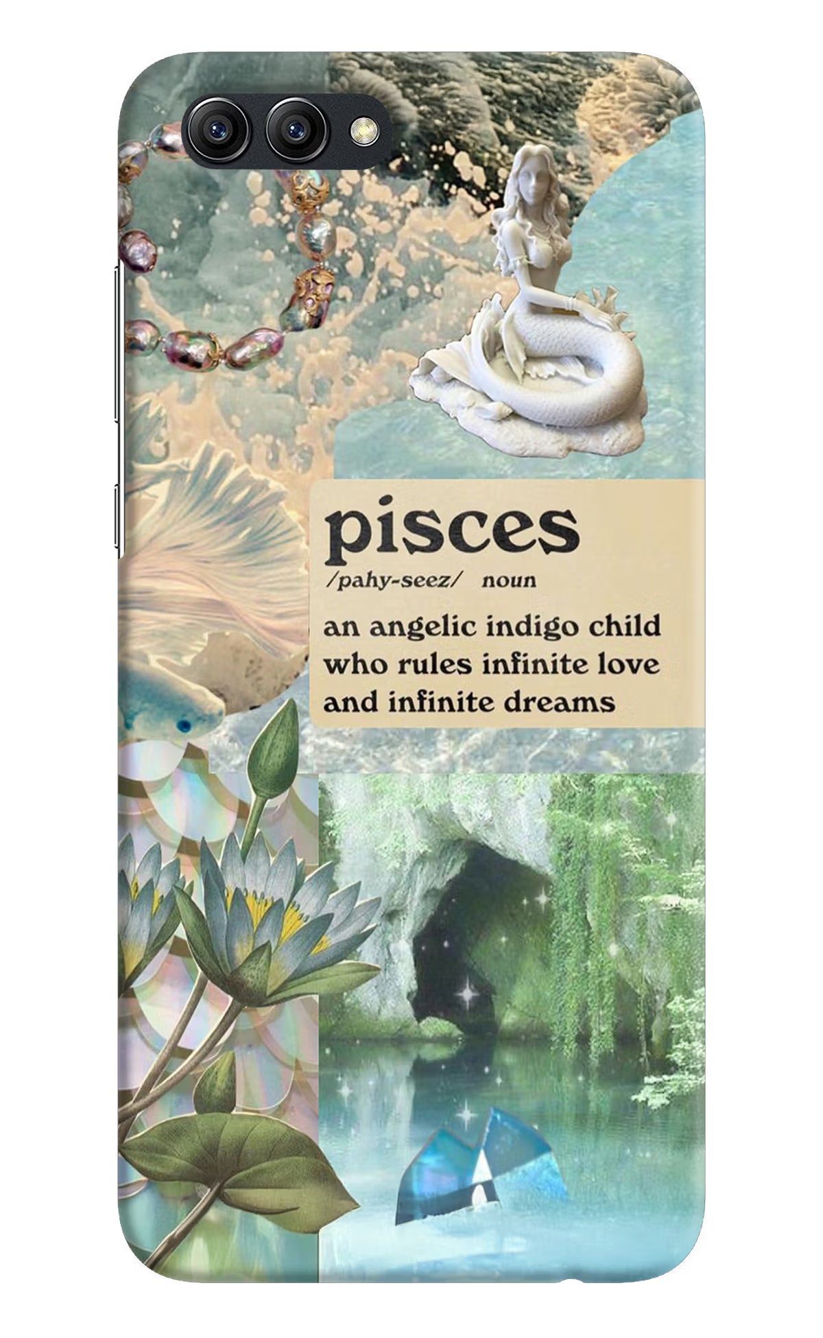 Pisces Zodiac Honor View 10 Hard Case Back Cover by Casekaro