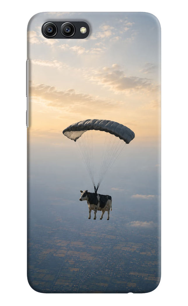 Skydiving Cow Honor View 10 Hard Case Back Cover by Casekaro