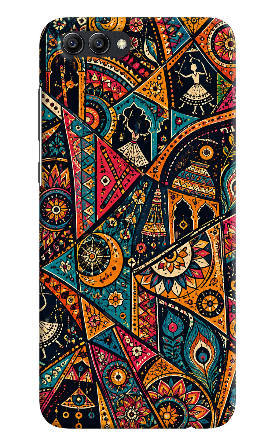 Folk Print Honor View 10 Back Cover, Hard case