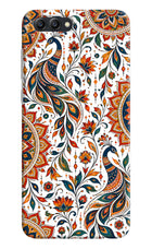White Mayura Honor View 10 Back Cover