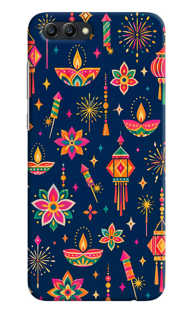 Festive Pop Honor View 10 Hard Case Back Cover by Casekaro