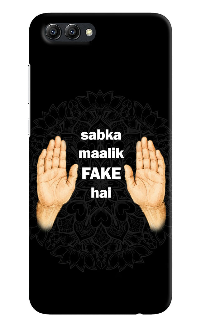 Sabka Malik Fake Honor View 10 Hard Case Back Cover by Casekaro