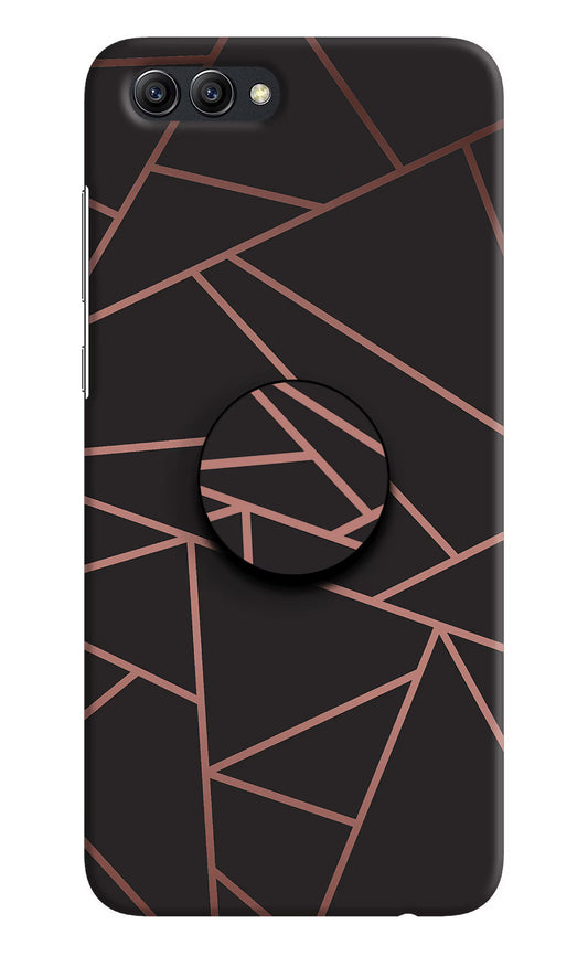 Geometric Pattern Honor View 10 Pop Case by Casekaro