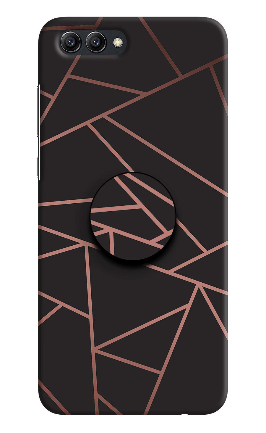Geometric Pattern Honor View 10 Pop Case, Hard case