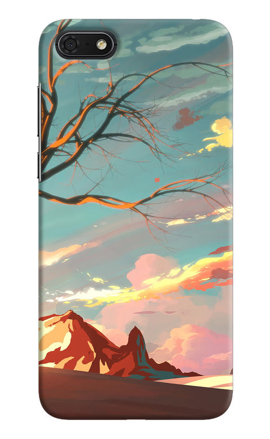 Scenery Honor 7S Hard Case Back Cover by Casekaro