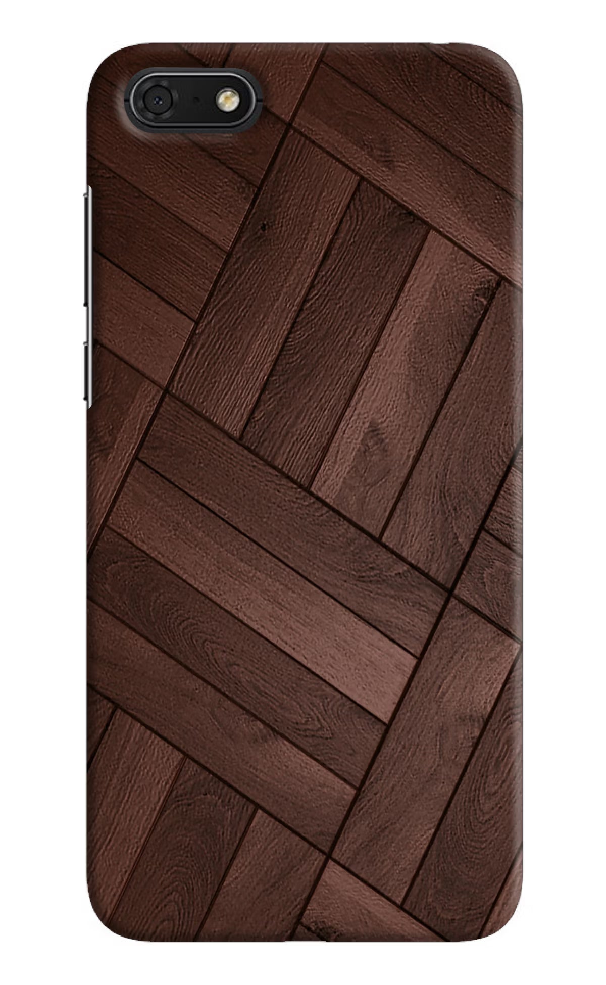 Wooden Texture Design Honor 7S Hard Case Back Cover by Casekaro