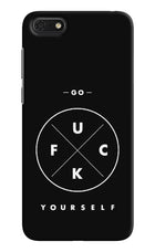 Go Fuck Yourself Honor 7S Hard Case Back Cover by Casekaro