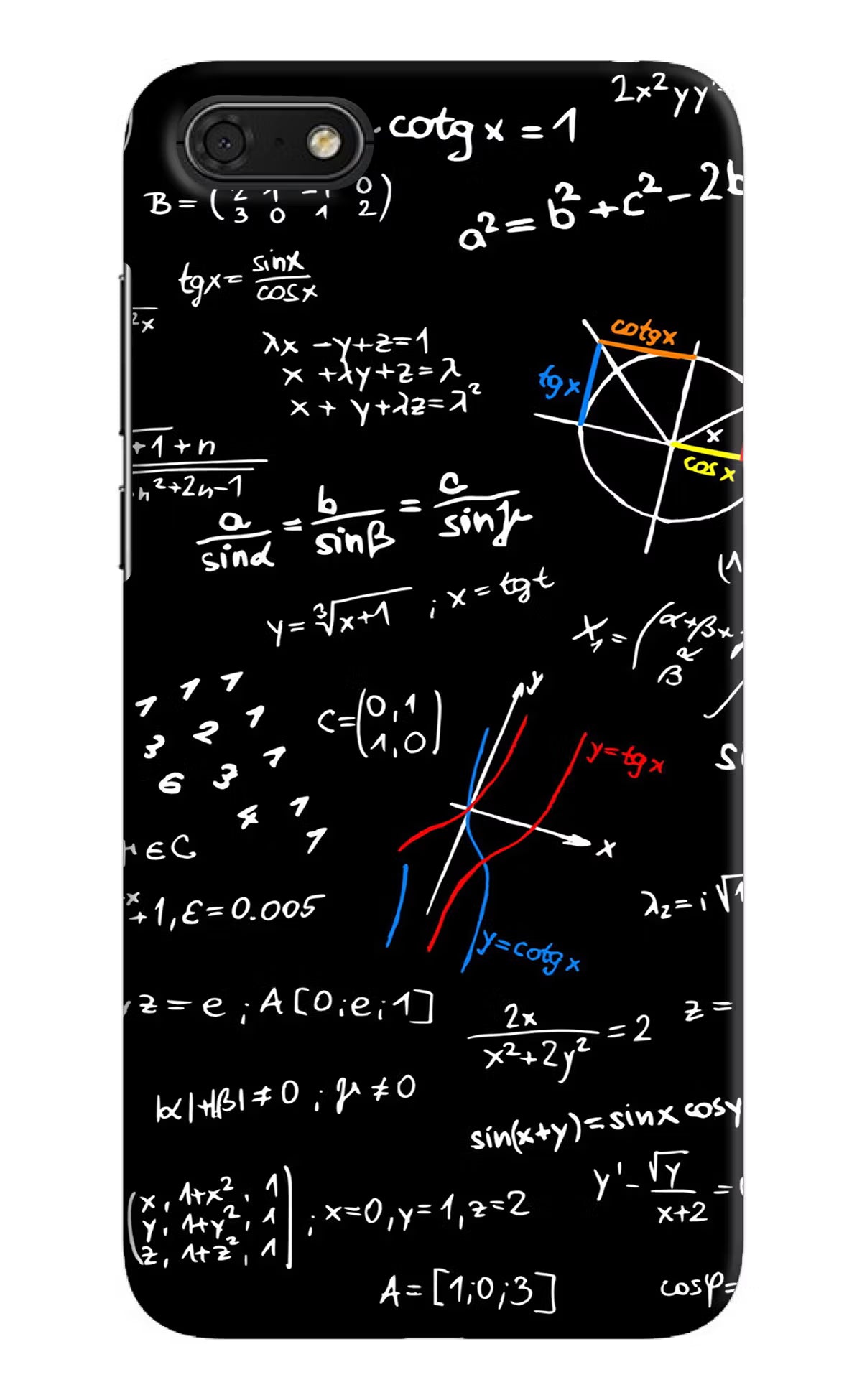 Mathematics Formula Honor 7S Hard Case Back Cover by Casekaro