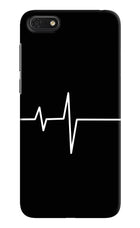 Heart Beats Honor 7S Hard Case Back Cover by Casekaro