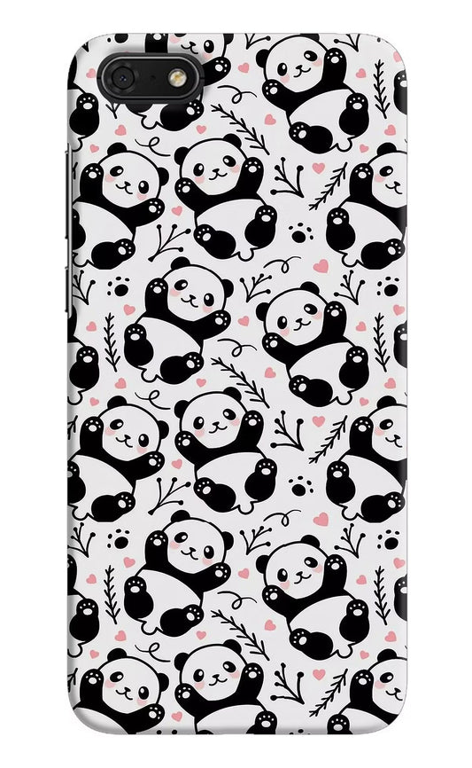 Cute Panda Honor 7S Hard Case Back Cover by Casekaro