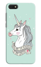 Unicorn Wallpaper Honor 7S Hard Case Back Cover by Casekaro