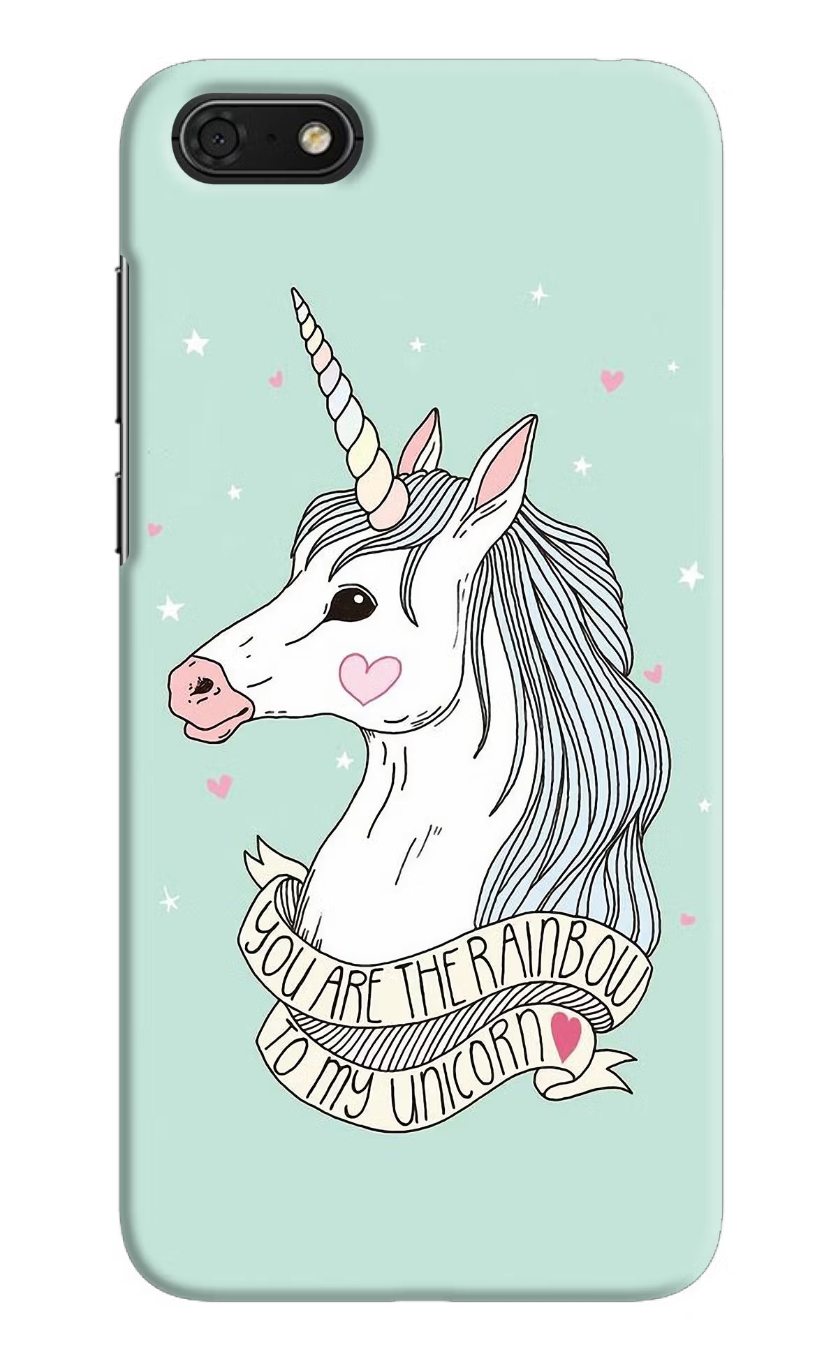 Unicorn Wallpaper Honor 7S Hard Case Back Cover by Casekaro
