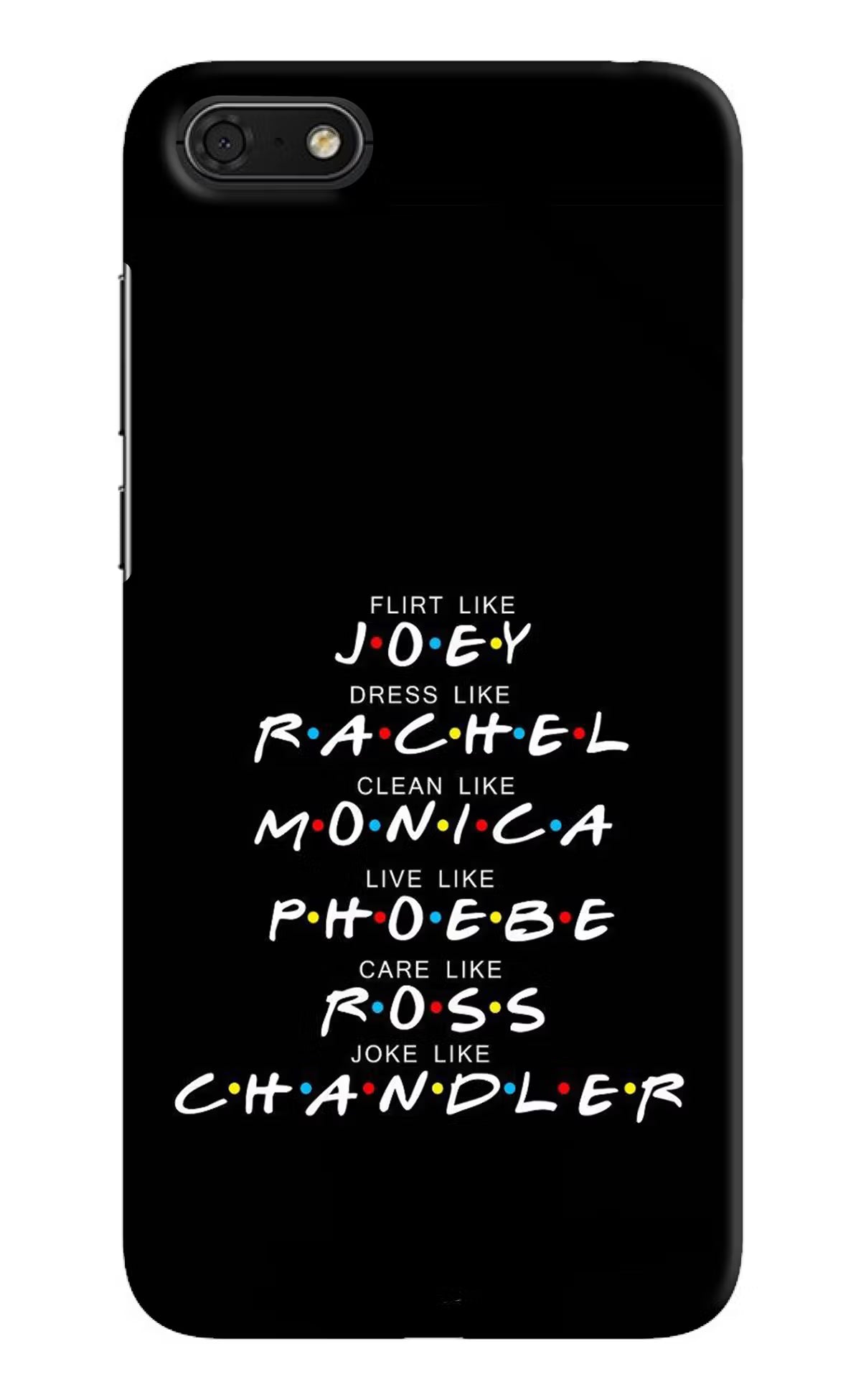 FRIENDS Character Honor 7S Hard Case Back Cover by Casekaro