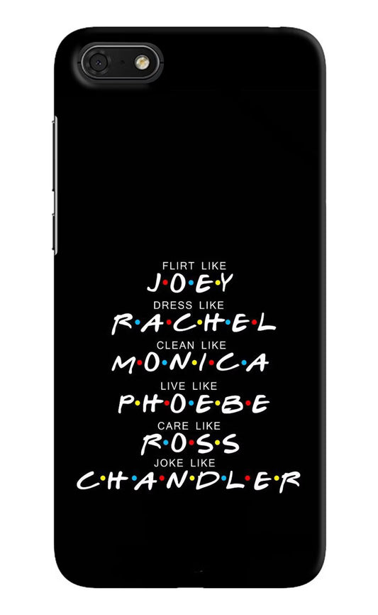 FRIENDS Character Honor 7S Hard Case Back Cover by Casekaro