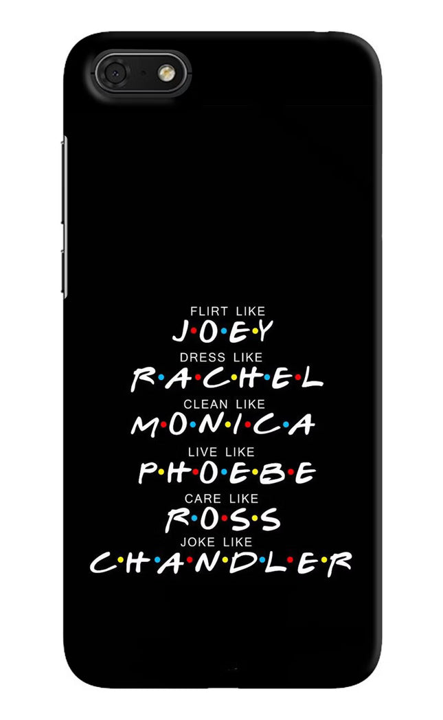 FRIENDS Character Honor 7S Hard Case Back Cover by Casekaro