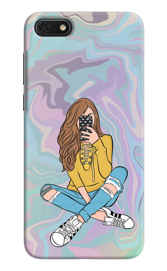 Selfie Girl Honor 7S Hard Case Back Cover by Casekaro