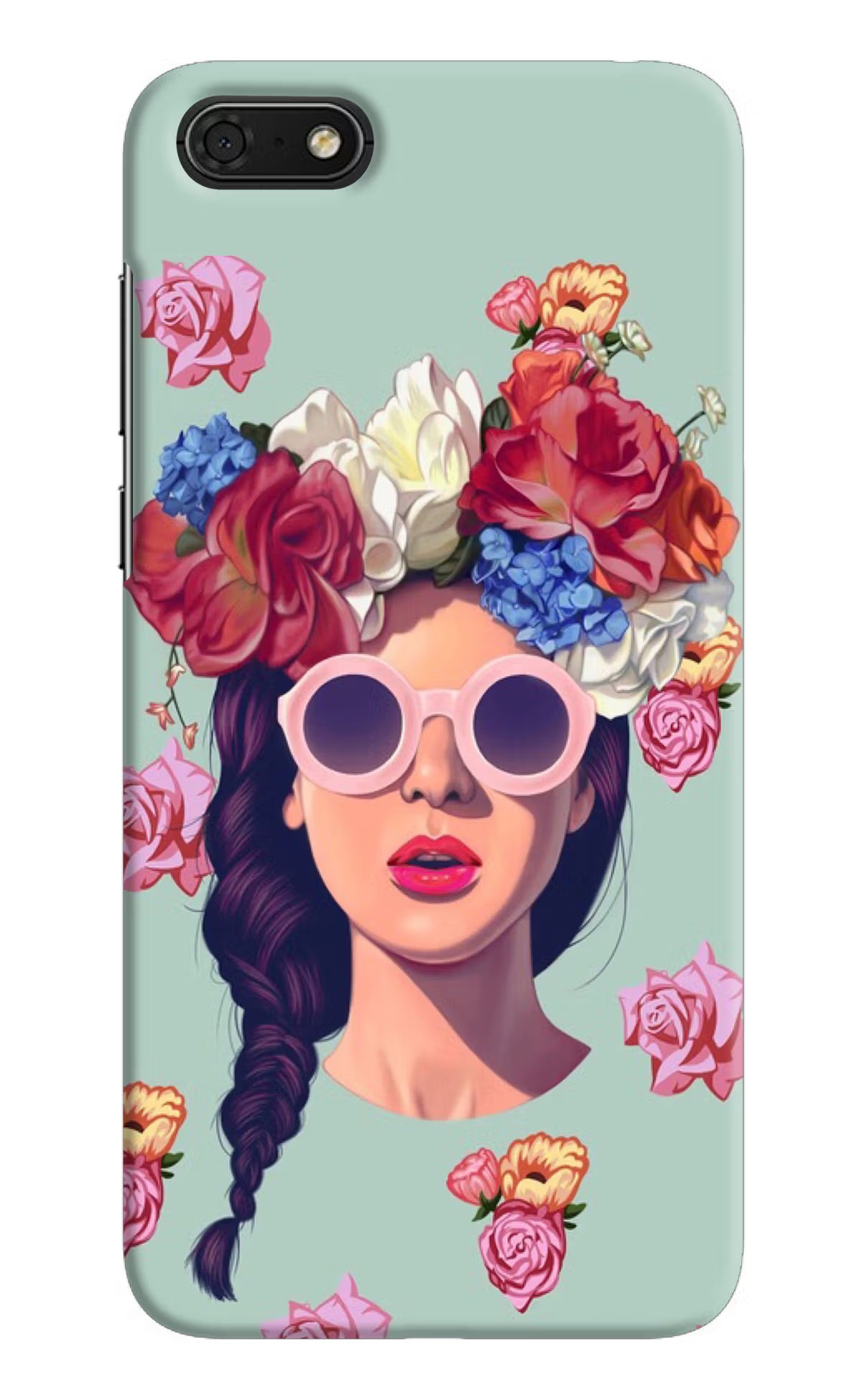 Pretty Girl Honor 7S Hard Case Back Cover by Casekaro