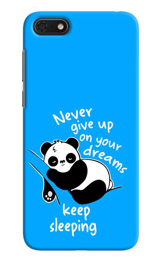 Keep Sleeping Honor 7S Hard Case Back Cover by Casekaro