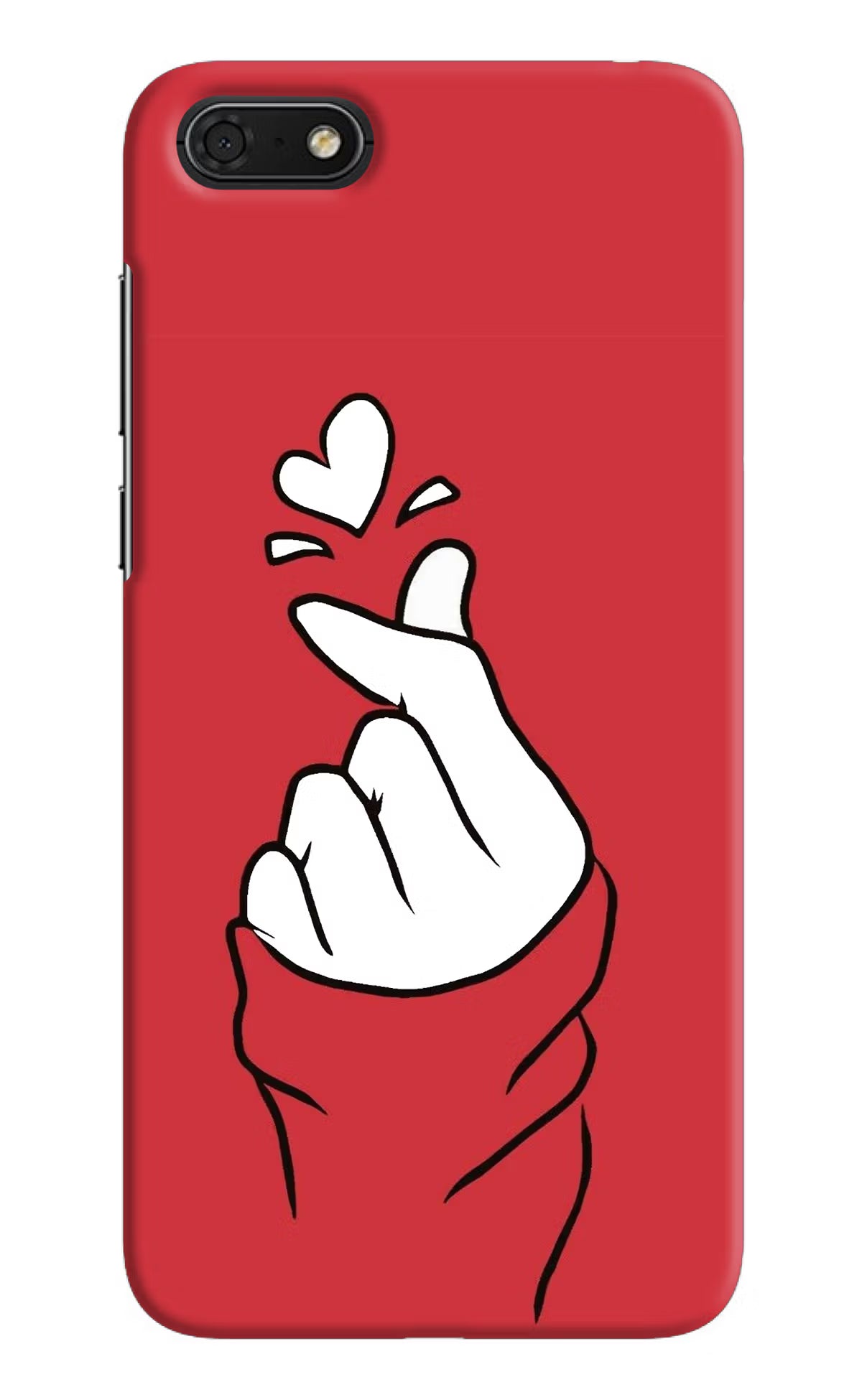 Korean Love Sign Honor 7S Hard Case Back Cover by Casekaro