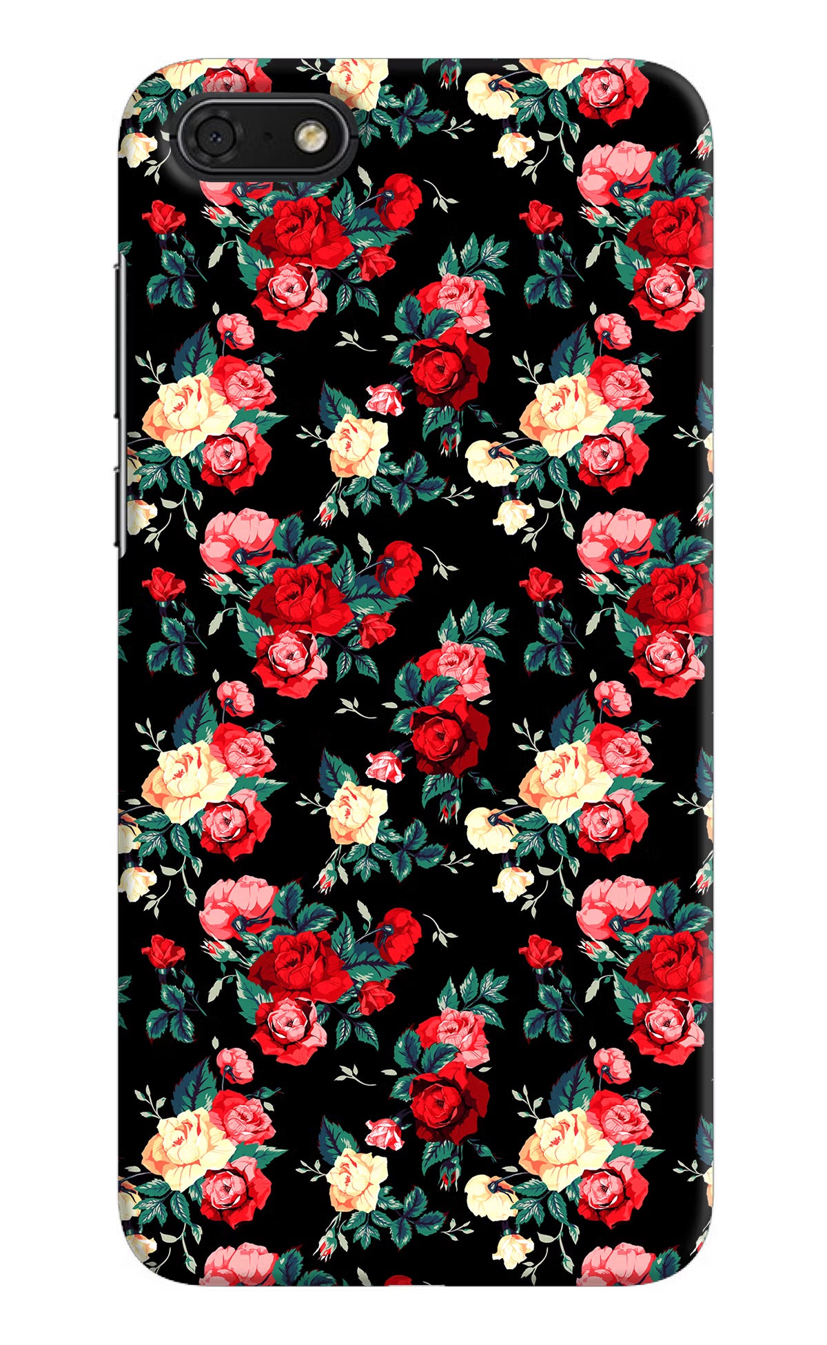 Rose Pattern Honor 7S Hard Case Back Cover by Casekaro