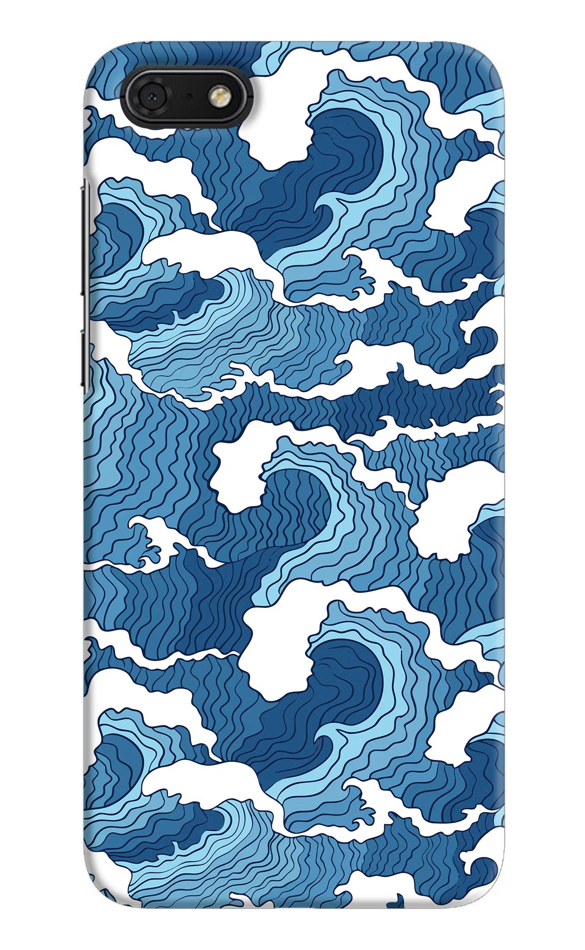 Blue Waves Honor 7S Hard Case Back Cover by Casekaro