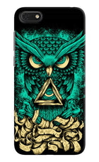 Green Owl Honor 7S Hard Case Back Cover by Casekaro