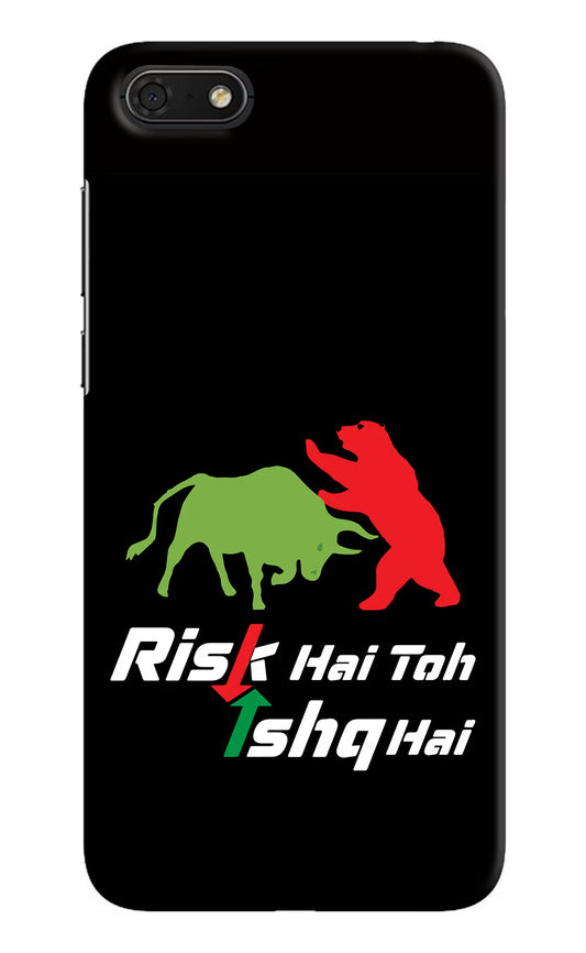 Risk Hai Toh Ishq Hai Honor 7S Hard Case Back Cover by Casekaro