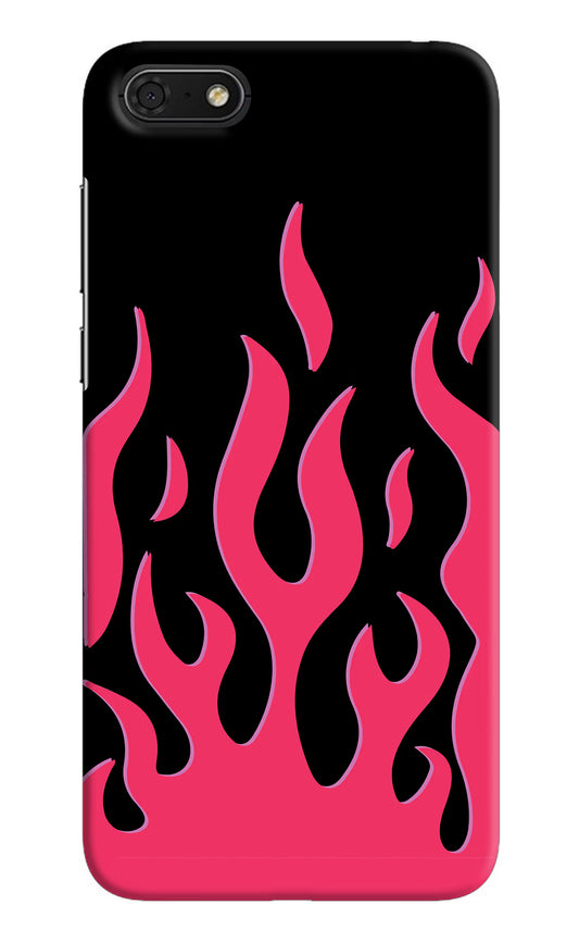 Fire Flames Honor 7S Hard Case Back Cover by Casekaro