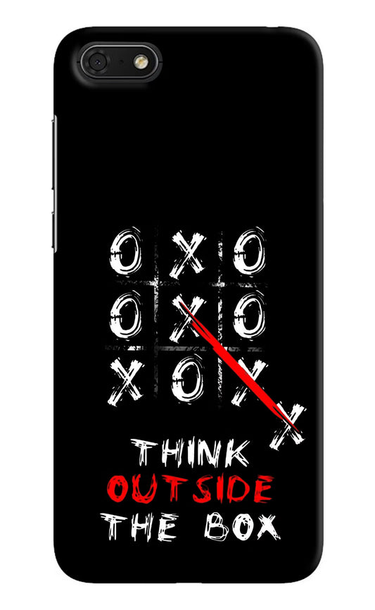 Think out of the BOX Honor 7S Hard Case Back Cover by Casekaro
