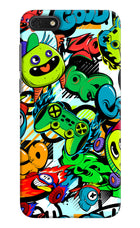 Game Doodle Honor 7S Hard Case Back Cover by Casekaro