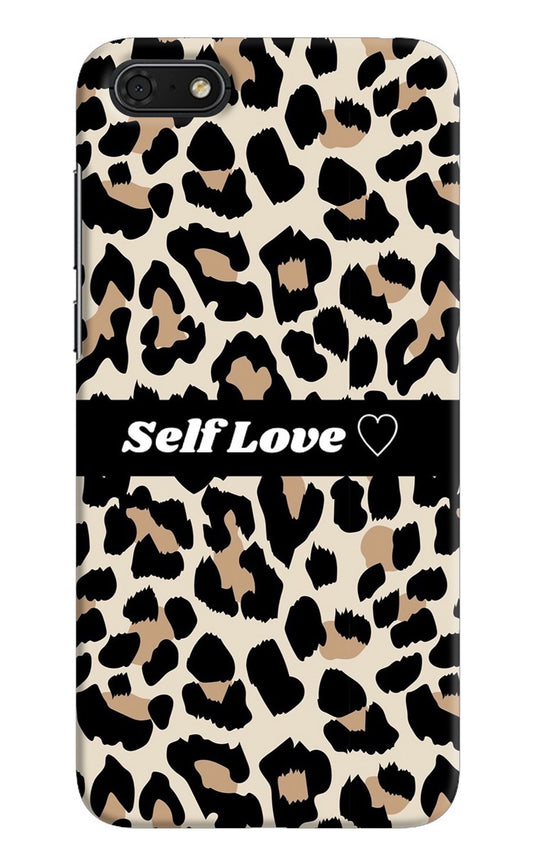 Leopard Print Self Love Honor 7S Back Cover