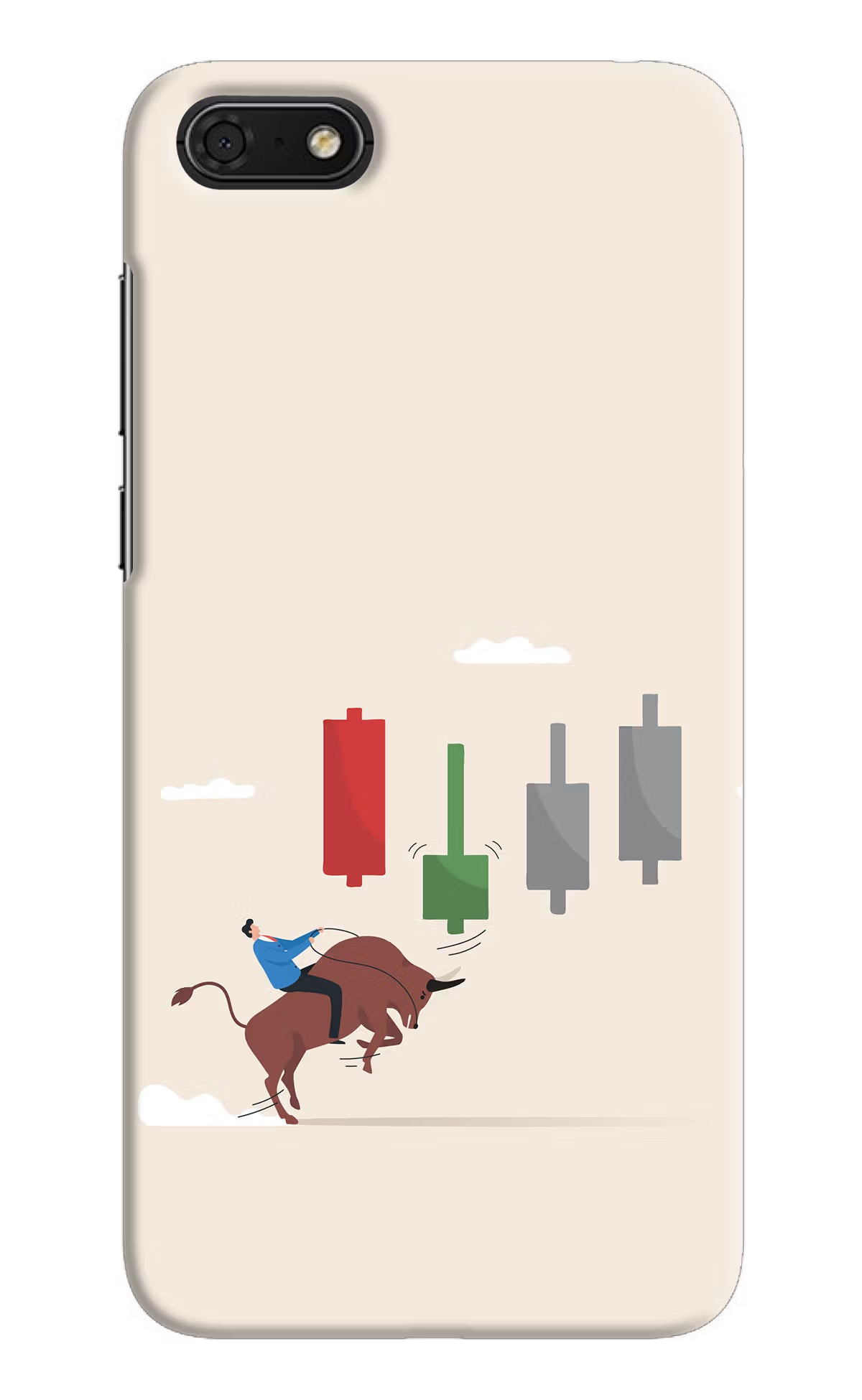 Bull Trading Momentum Honor 7S Hard Case Back Cover by Casekaro