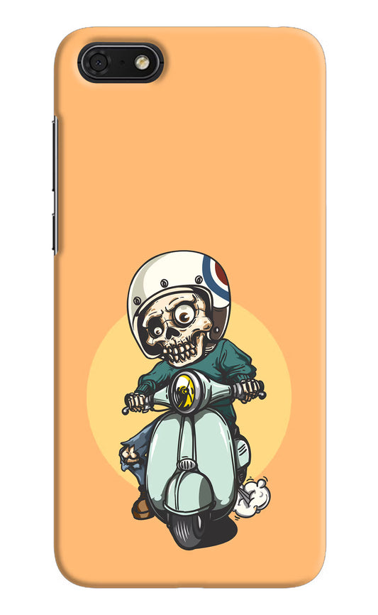 Undead Biker Honor 7S Hard Case Back Cover by Casekaro