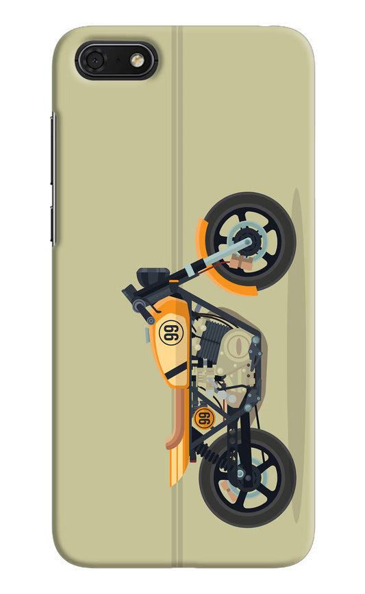 Vertical Speedster Honor 7S Hard Case Back Cover by Casekaro