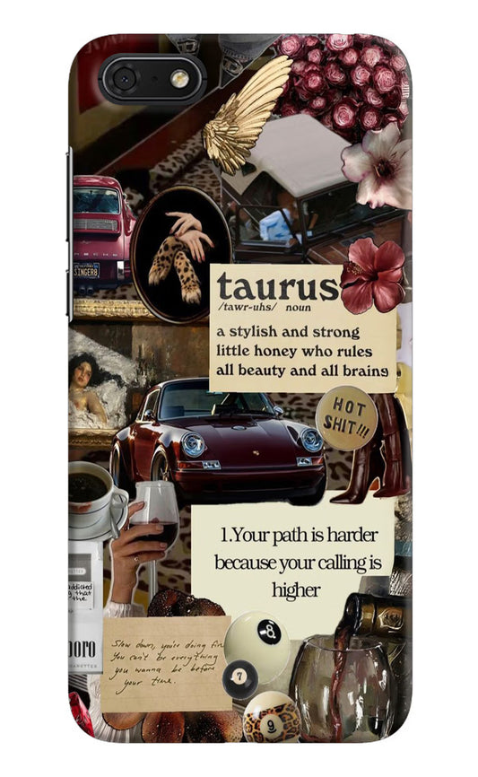 Taurus Zodiac Honor 7S Back Cover