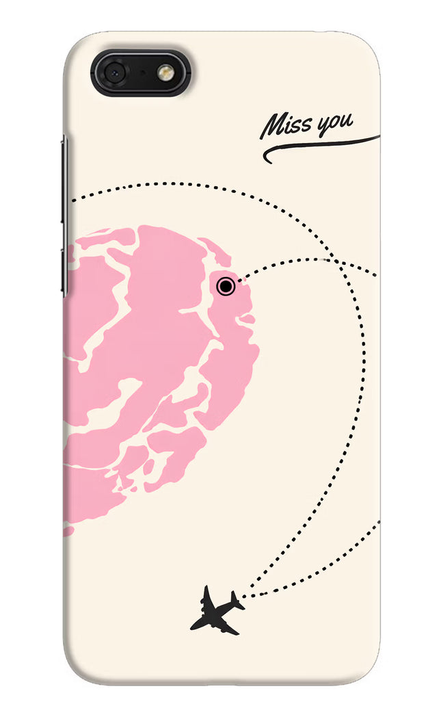 Miss Orbit Honor 7S Hard Case Back Cover by Casekaro