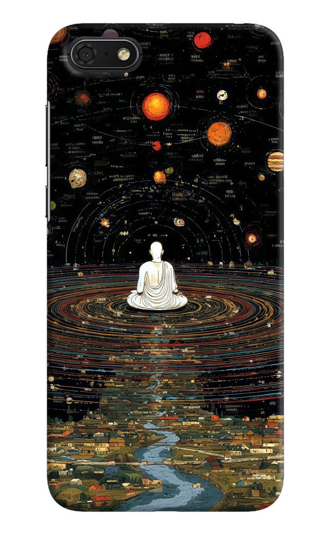 Space Monk Honor 7S Hard Case Back Cover by Casekaro