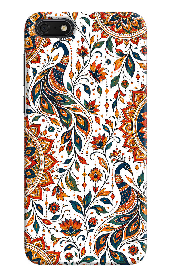 White Mayura Honor 7S Hard Case Back Cover by Casekaro