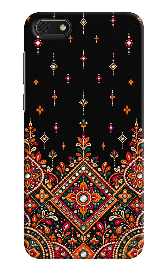 Noir Mehfil Honor 7S Hard Case Back Cover by Casekaro