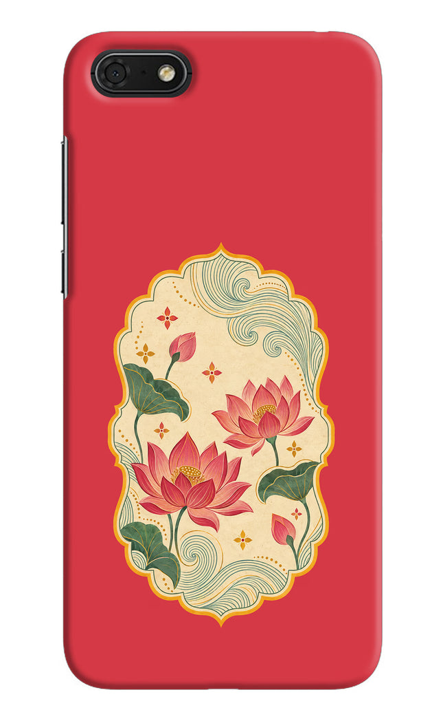 Pink Lotus Honor 7S Hard Case Back Cover by Casekaro