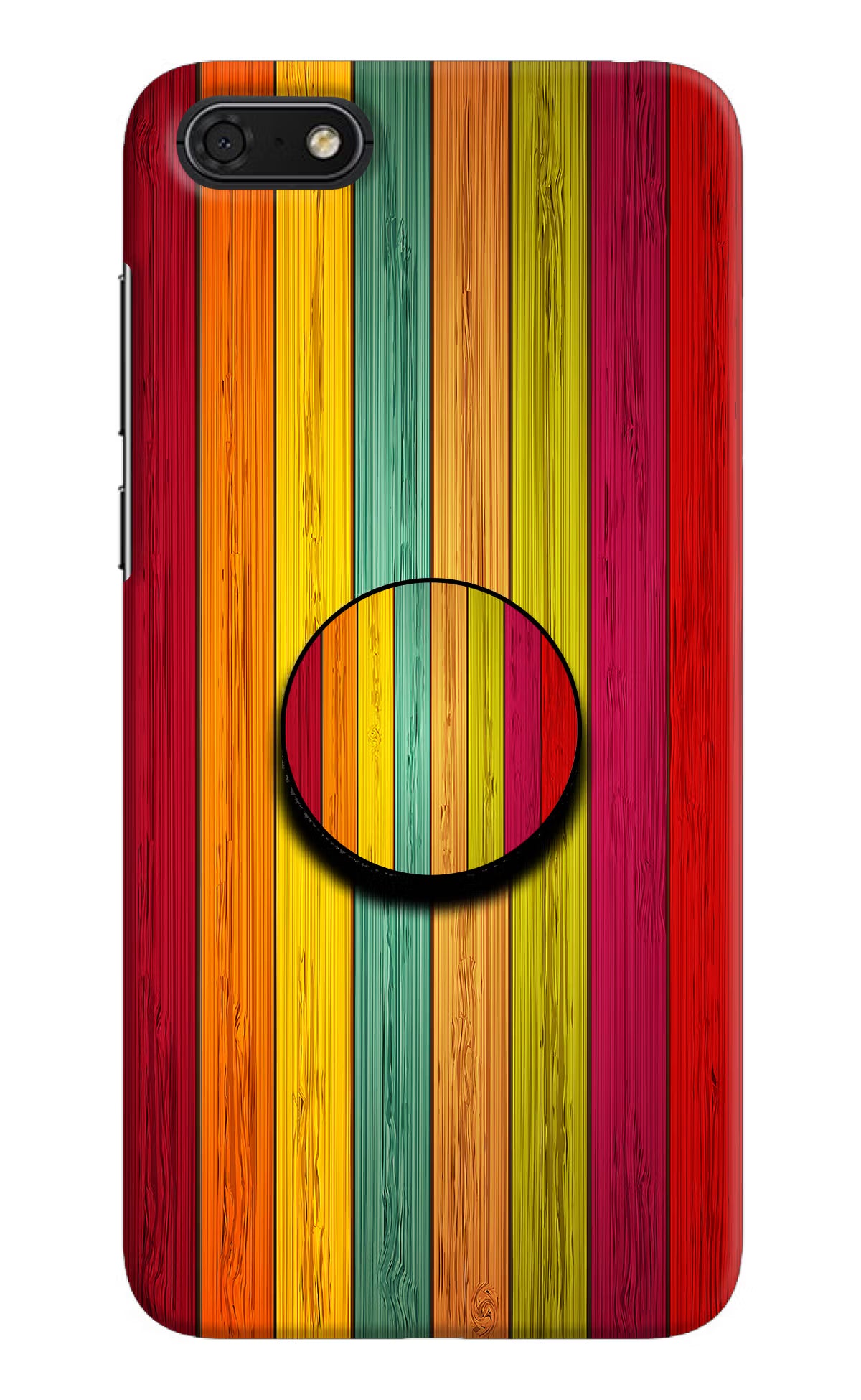 Multicolor Wooden Honor 7S Pop Case by Casekaro