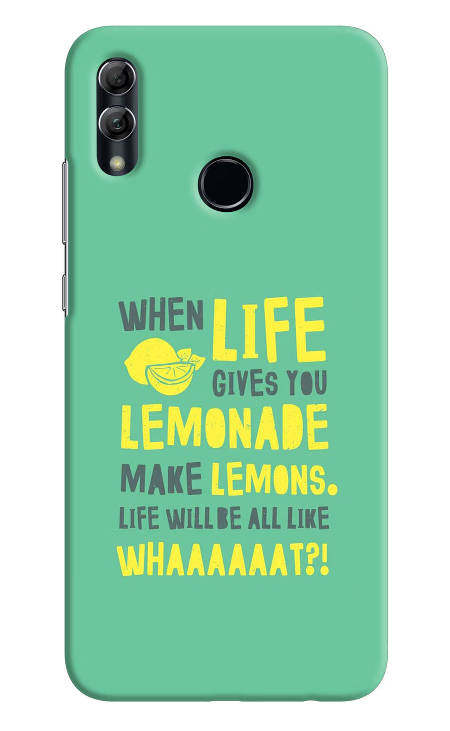Quote Honor 10 Lite Back Cover, Hard case