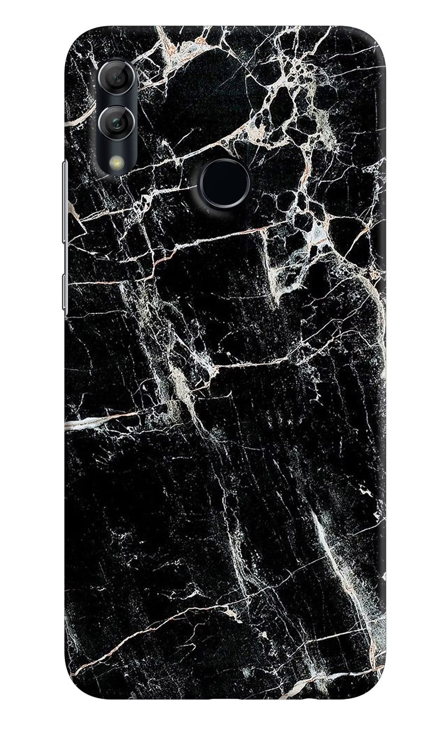 Black Marble Texture Honor 10 Lite Back Cover, Hard case
