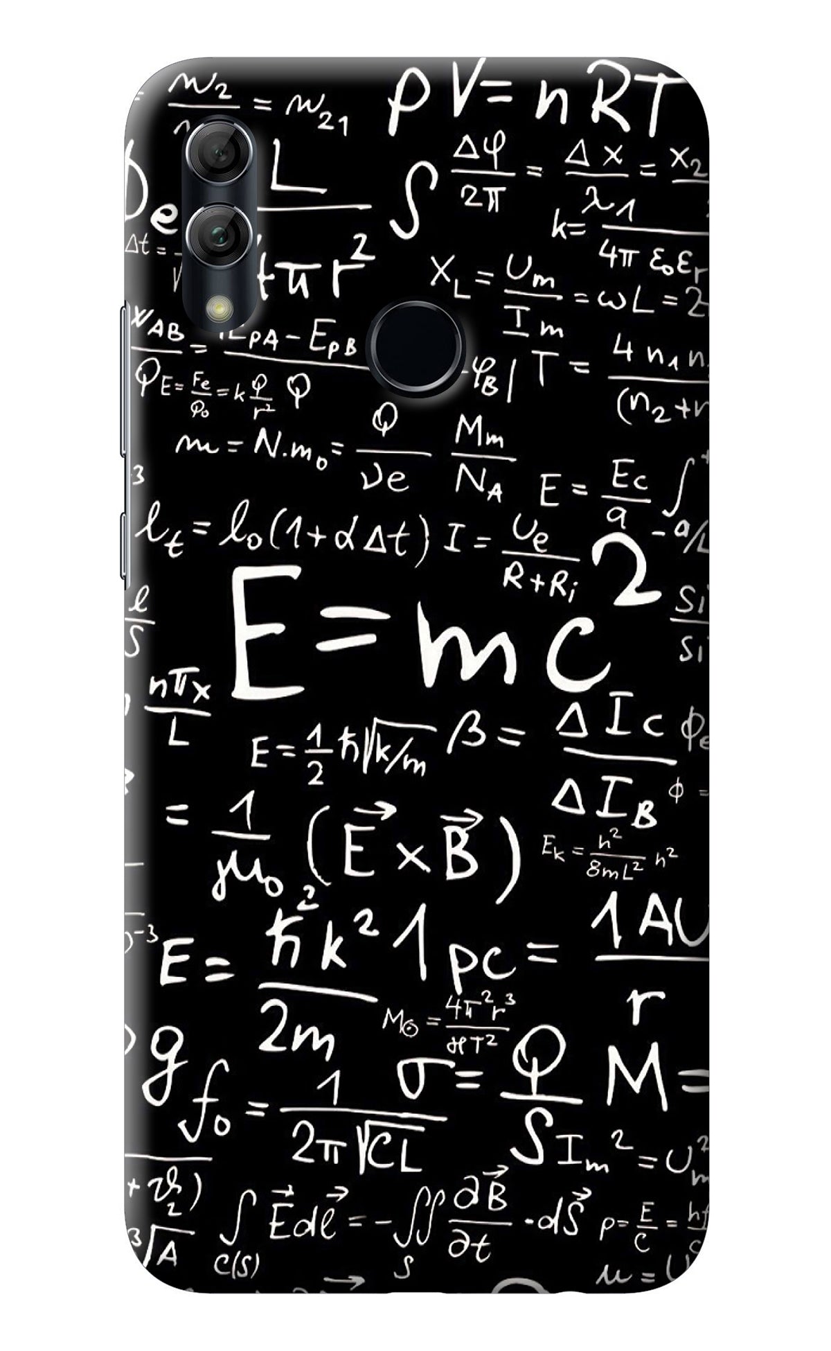 Physics Albert Einstein Formula Honor 10 Lite Back Cover