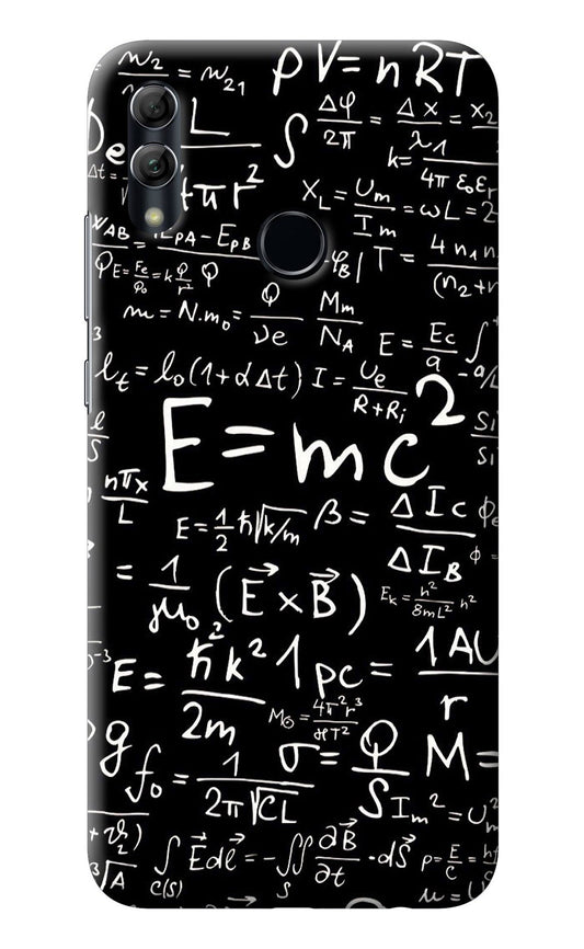 Physics Albert Einstein Formula Honor 10 Lite Back Cover