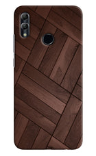 Wooden Texture Design Honor 10 Lite Hard Case Back Cover by Casekaro